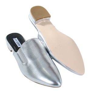 Cape Robbin Silver METALLIC MULE WOMEN   7.5 NEW